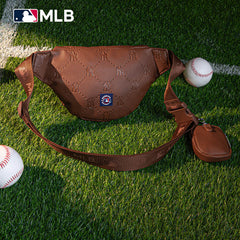 MLB New York Yankees Fanny Pack/Chest Bag/Belt Bag-Brown