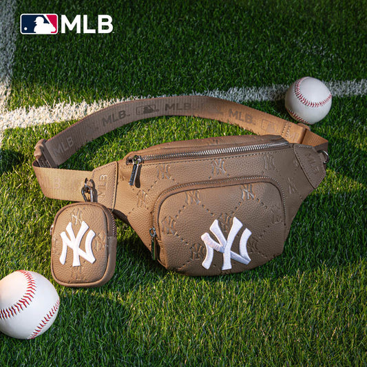 MLB New York Yankees Fanny Pack/Chest Bag/Belt Bag-Camel