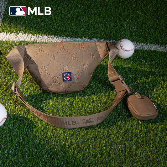 MLB New York Yankees Fanny Pack/Chest Bag/Belt Bag-Camel