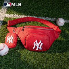 MLB New York Yankees Fanny Pack/Chest Bag/Belt Bag-Red