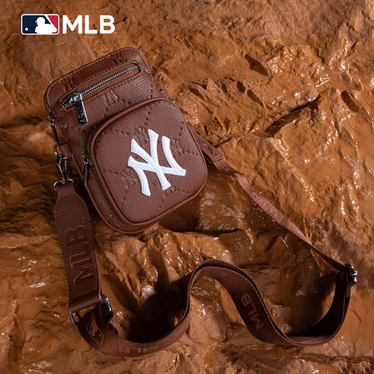 MLB New York Yankees Crossbody Bag-Brown