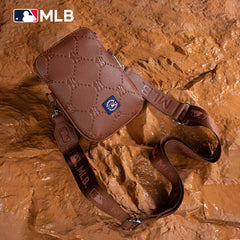 MLB New York Yankees Crossbody Bag-Brown