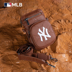 MLB New York Yankees Crossbody Bag-Brown