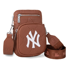 MLB New York Yankees Crossbody Bag-Brown