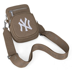 MLB New York Yankees Crossbody Bag-Camel