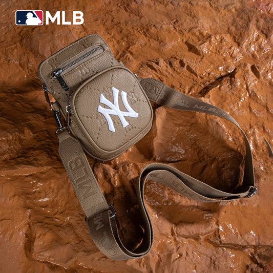 MLB New York Yankees Crossbody Bag-Camel