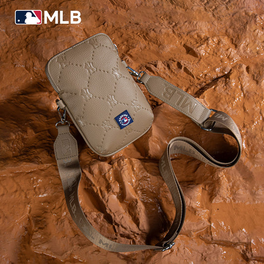 MLB New York Yankees Crossbody Bag-Camel