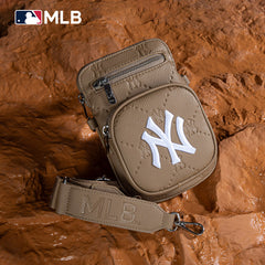 MLB New York Yankees Crossbody Bag-Camel