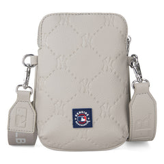 MLB New York Yankees Crossbody Bag-Grey