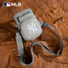 MLB New York Yankees Crossbody Bag-Grey