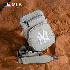 MLB New York Yankees Crossbody Bag-Grey