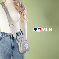 MLB New York Yankees Crossbody Bag-Grey