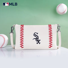 MLB Chicago White Sox Leather Crossbody Purse