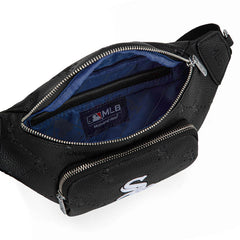 MLB Chicago White Sox Fanny Pack/Chest Bag/Belt Bag-Black