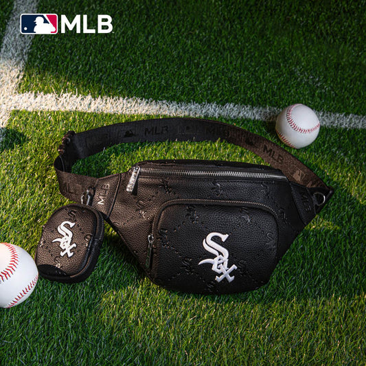 MLB Chicago White Sox Fanny Pack/Chest Bag/Belt Bag-Black