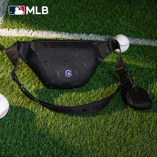 MLB Chicago White Sox Fanny Pack/Chest Bag/Belt Bag-Black