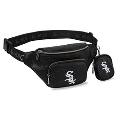 MLB Chicago White Sox Fanny Pack/Chest Bag/Belt Bag-Black