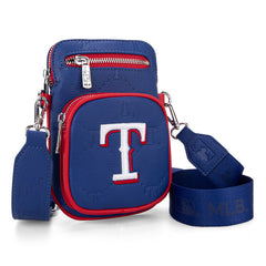 MLB Texas Rangers Crossbody Bag-Blue