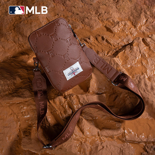 MLB Texas Rangers Crossbody Bag-Brown