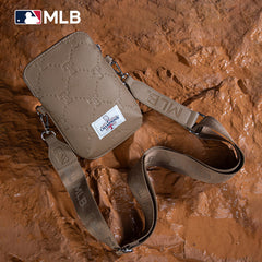 MLB Texas Rangers Crossbody Bag-Camel