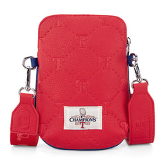 MLB Texas Rangers Crossbody Bag-Red