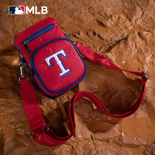 MLB Texas Rangers Crossbody Bag-Red