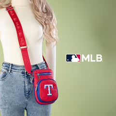 MLB Texas Rangers Crossbody Bag-Red