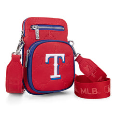 MLB Texas Rangers Crossbody Bag-Red