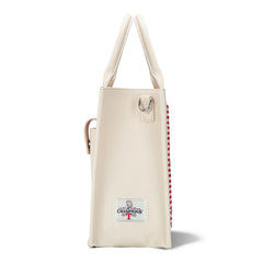 MLB Texas Rangers Leather Stitched Crossbody Bag-Red