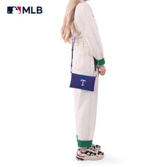 MLB Texas Rangers Leather Crossbody Purse