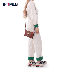 MLB Texas Rangers Leather Crossbody Purse