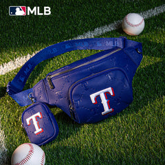 MLB Texas Rangers Fanny Pack/Chest Bag/Belt Bag-Blue