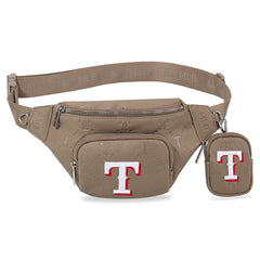 MLB Texas Rangers Fanny Pack/Chest Bag/Belt Bag-Camel