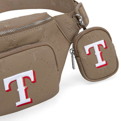 MLB Texas Rangers Fanny Pack/Chest Bag/Belt Bag-Camel