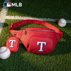 MLB Texas Rangers Fanny Pack/Chest Bag/Belt Bag-Red