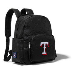 MLB Texas Rangers Sports Baseball Backpack-Black