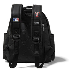 MLB Texas Rangers Sports Baseball Backpack-Black