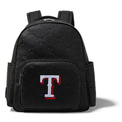 MLB Texas Rangers Sports Baseball Backpack-Black