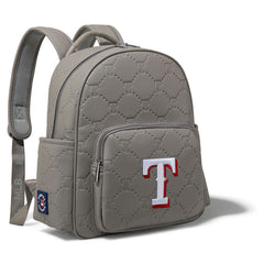 MLB Texas Rangers Sports Baseball Backpack-Grey