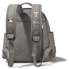 MLB Texas Rangers Sports Baseball Backpack-Grey