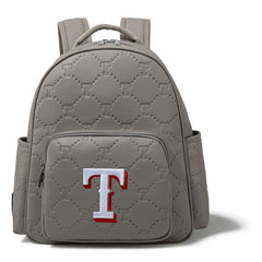 MLB Texas Rangers Sports Baseball Backpack-Grey