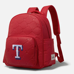 MLB Texas Rangers Sports Baseball Backpack-Red