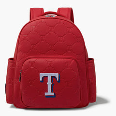 MLB Texas Rangers Sports Baseball Backpack-Red