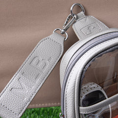 MLB New York Mets Team Clear Mini Sling Stadium Bag