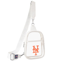 MLB New York Mets Team Clear Mini Sling Stadium Bag