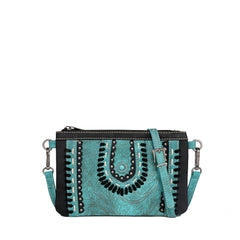 MW1065-181 Montana West Embossed Collection Crossbody/Wristlet