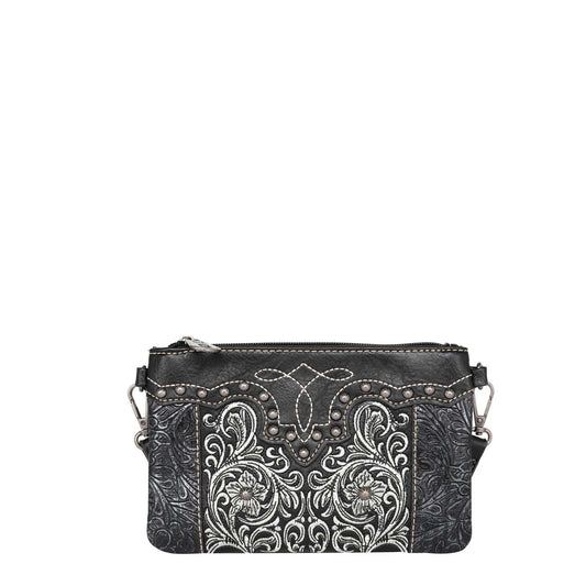 Montana West Floral Embroidered Collections Clutch/Crossbody