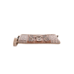 MW1134-181 Montana West Aztec Tooled Collection Clutch/Crossbody