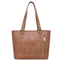 MW1134G-8317 Montana West Aztec Tooled Collection Concealed Carry Tote