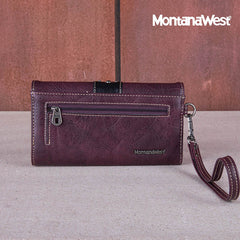 Montana West Laser Cut-out Buckle Concealed Carry Crossbody Bag Set